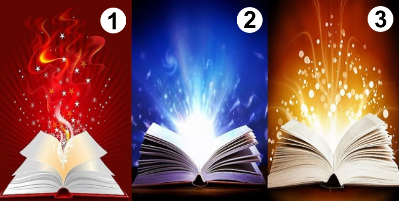 فيما يلي ثلاثة كتب فريدة وغامضة. يحتوي كل واحد منهم على مسار فريد مخصص لك فقط. تحتاج إلى اختيار كتاب واحد وسيُظهر لك ما ينتظرك في المستقبل.