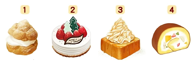 أي كعكة أدناه أعجبتك أكثر؟
