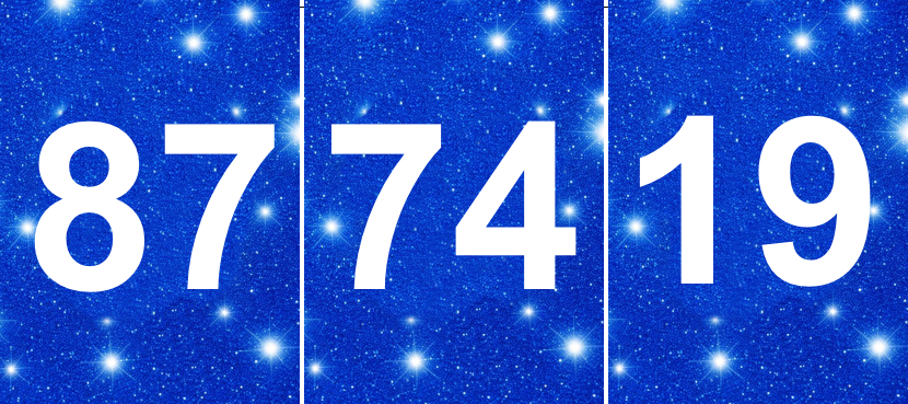 باختيار رقم واحد من الثلاثة المقترحة في الصورة - 87 أو 74 أو 19، نفتح الأبواب المؤدية إلى المستقبل. ويحتوي كل رقم من هذه الأرقام على تنبؤ فريد يكشف لنا ما ينتظرنا في الأشهر المقبلة.
